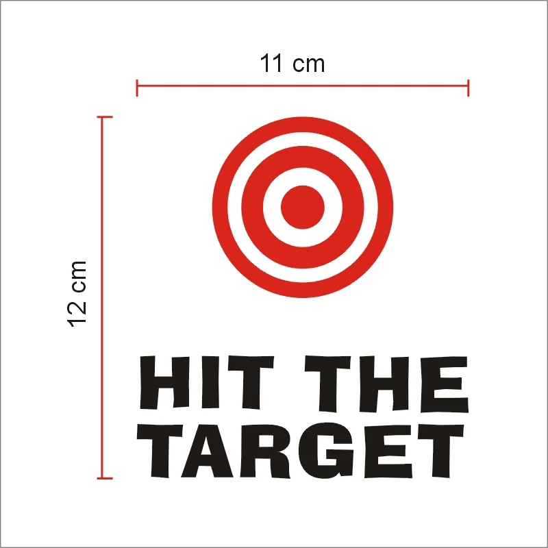 Наклейки на унитаз Hit The Target украшение для ванной комнаты съемные настенные
