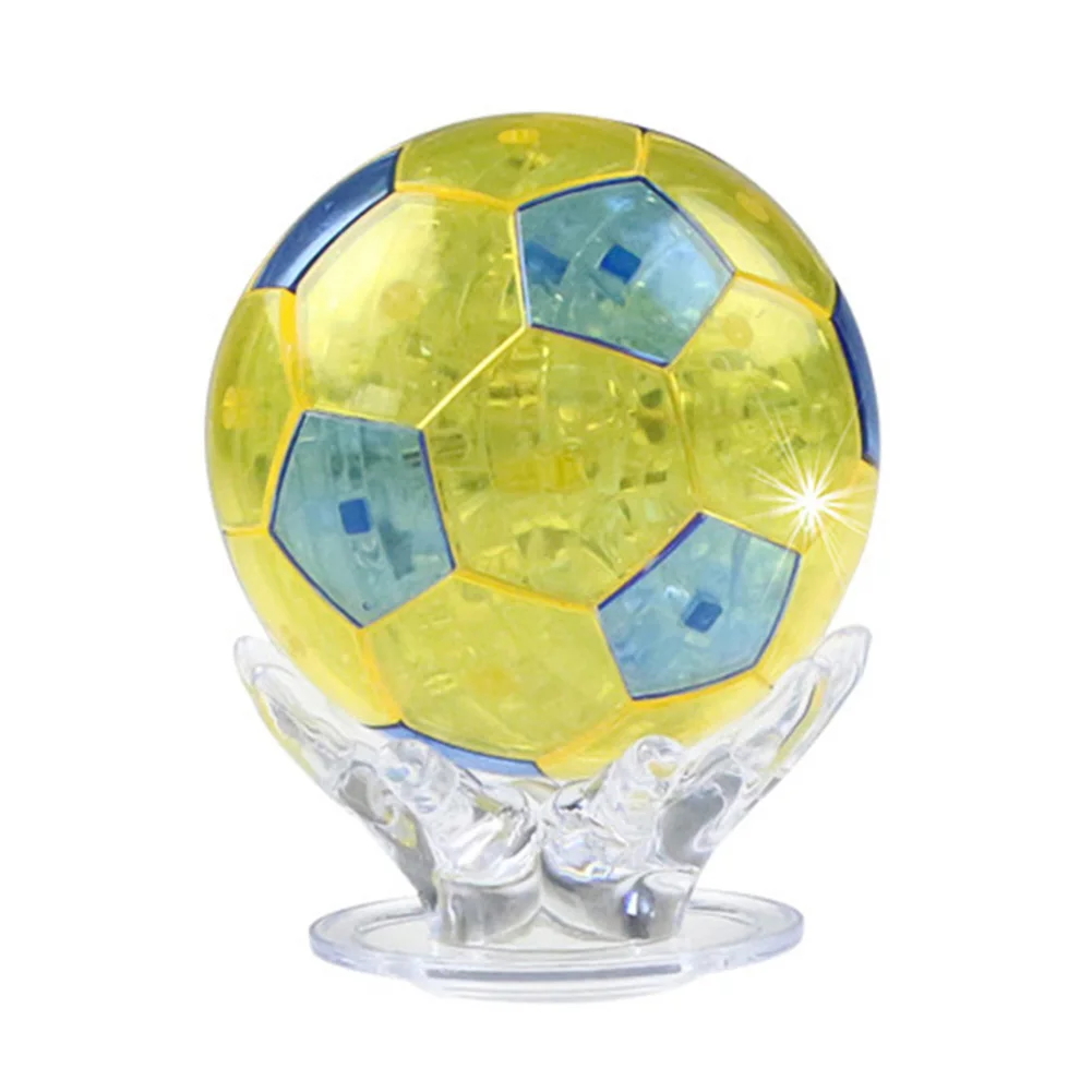 3D Crystal Puzzle Football Assembly Toy DIY Building Blocks Soccer Kid Educational Toys NSV775 | Игрушки и хобби
