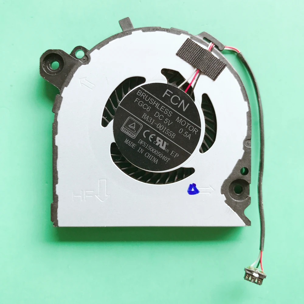 Новый кулер для охлаждения процессора ноутбука Samsung fcn FGC6 DFS150005040T|Охлаждающие