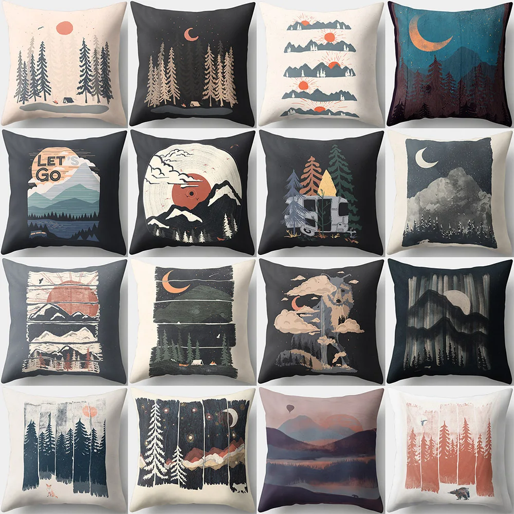 Чехол для подушки 45*45 печатная диванные офиса наволочки украшение дома из