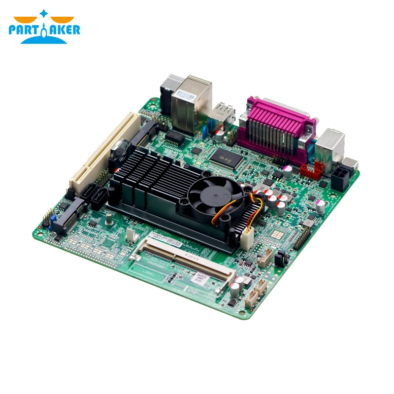 X86 мини itx материнская плата промышленного ITX M58_D42 D425 безвентиляторный POS с