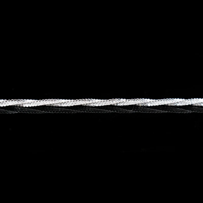 Hot Sale Fashion 925 Sterling Silver Simple Twisted Chain Wave Pattern Bracelet Delicate Spin Bracelets Women&ampGirl Jewelry Gift |