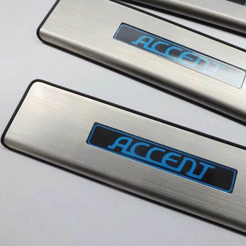 4 шт. автомобильные наклейки на пороги со светодиодной подсветкой|Буксиры и