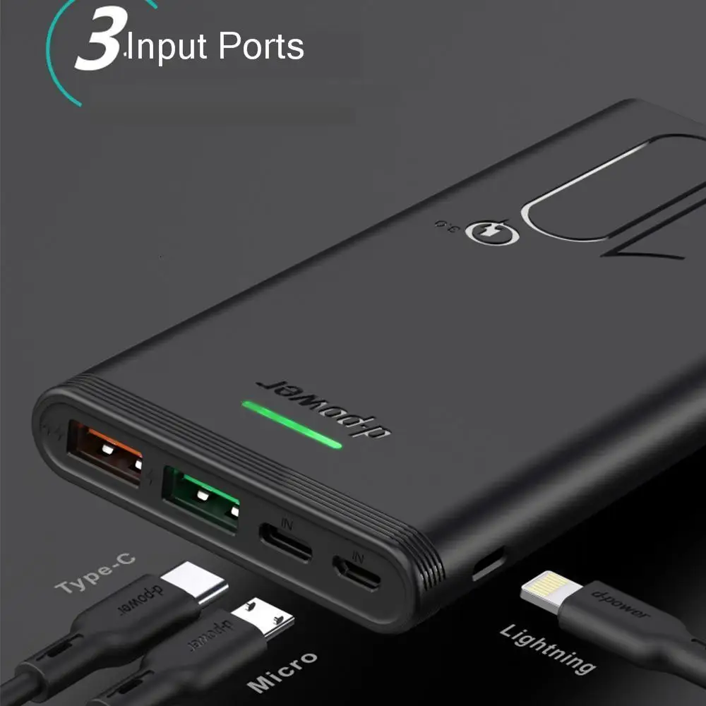 Портативное зарядное устройство Vogek 18 вт USB Type C PD для iPhone 11 Pro Max Huawei Samsung 10000 мач