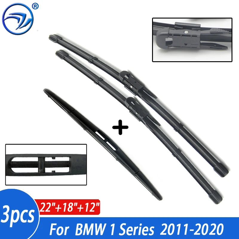 

Front & Rear Wiper Blades Set For BMW 1 Series F20 F21 114i 116i 118i 120i 125i M135i M140i 116d 118d 125d 2011 - 2019 2020