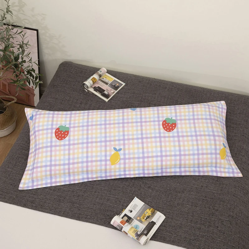 

Soft Flannel Long Pillow Case Large Size Comfortable Warm Lover Sleeping Pillow Cover 120/150/180 cm Bedding Body Pillowcase