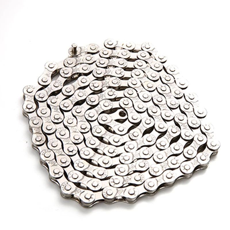 Цепь велосипедная серебряная с гальваническим покрытием 12/36 скоростей 12 В | Спорт