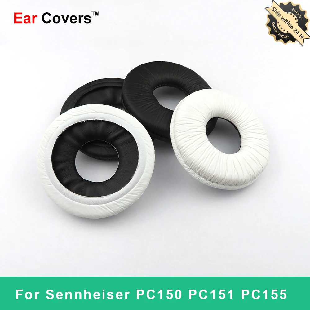 

Амбушюры для наушников Sennheiser PC150, PC151, PC155, сменные амбушюры, из искусственной кожи губчатая пена