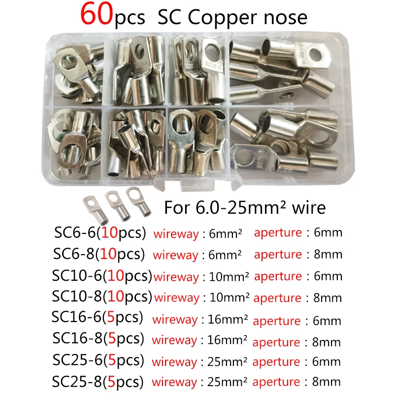 Alicates de prensado de 6-50mm cuadrados AWG 22-10, Terminal de tubo, multiherramienta, Cable de batería, herramienta de engarce hexagonal, alicate de Terminal de Cable, herramienta de mano