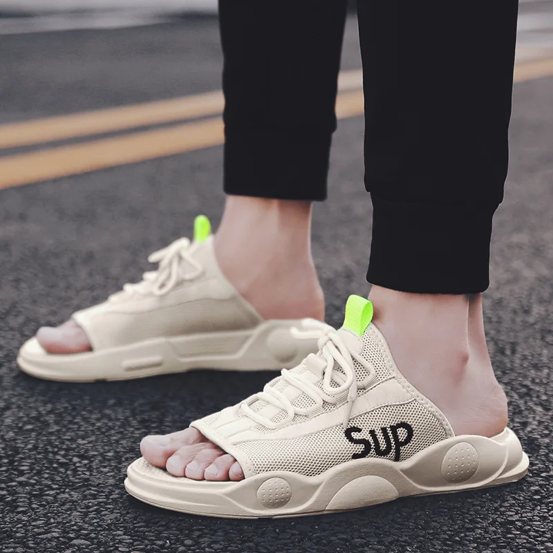 Летние мужские тапочки для сообщения сандалии бассейна шлепанцы ванной легкие |