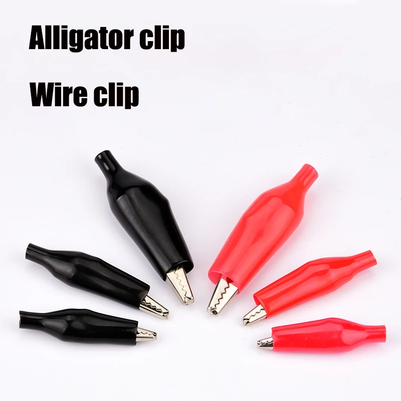 Металлический зажим типа крокодил G98 Электрический Пробник под крокодила 35/45 мм