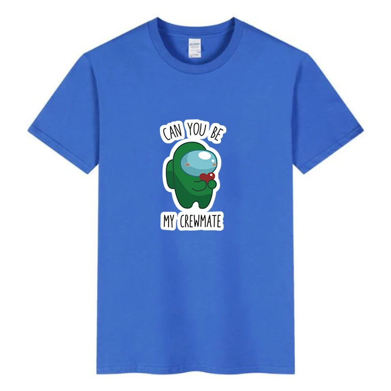 

2021 New Cartoon T-Shirt Between Us Boys Short Sleeves Girls Children's Wear Imposter Football Shirt Fun T-Shirt Trend
