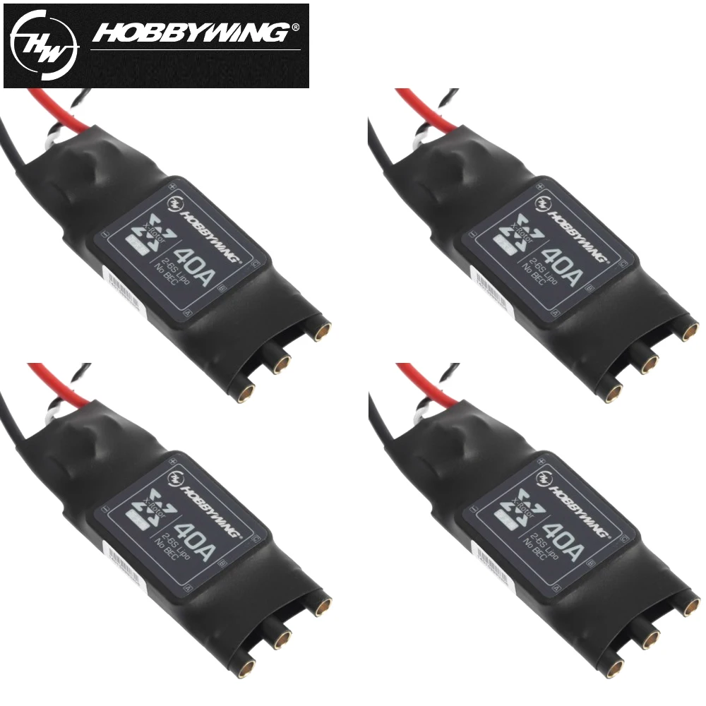 Hobbywing XRotor 20A/40A бесщеточный контроллер скорости без BEC OPTO ESC для радиоуправляемого