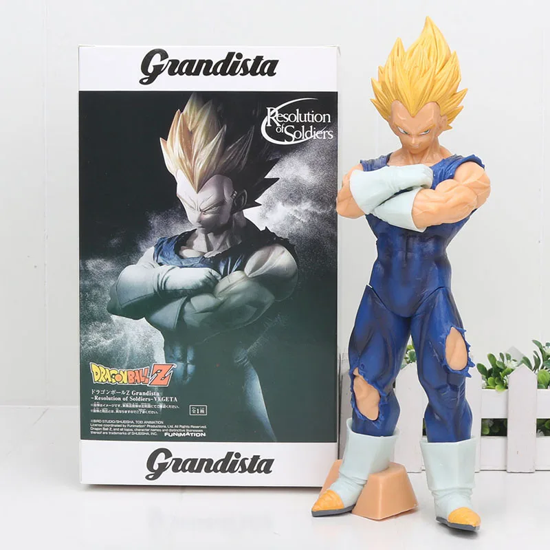Dragon Ball Z грандиста фигурка Супер Saiyan Сон Гоку манга размеры Драконий жемчуг Вегета мультфильм цвет ПВХ фигурка игрушки - Цвет: Коричневый