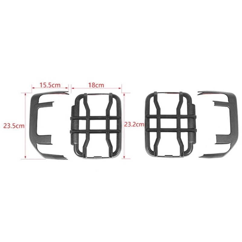 Car Tail Light Cover Rear Lamp Guards Protector Accessories for Jeep Gladiator JT 2018-2020 (LED Only) | Автомобили и мотоциклы