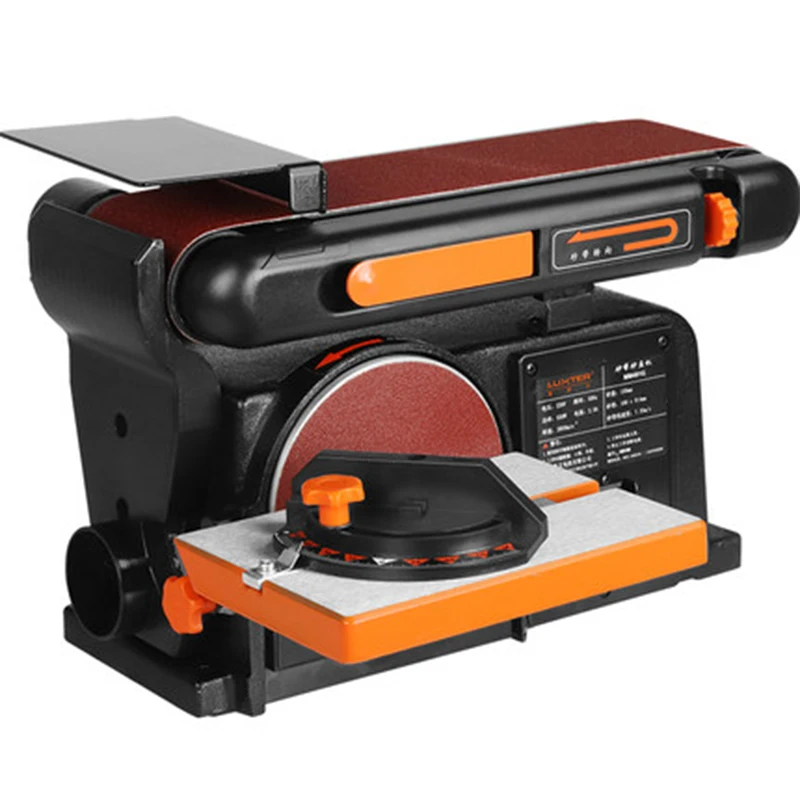 

Belt Machine Desktop Multifunction Woodworking Aluminum Polisher Sandpaper Machine Grinding Machine Grinder Sanding Machine