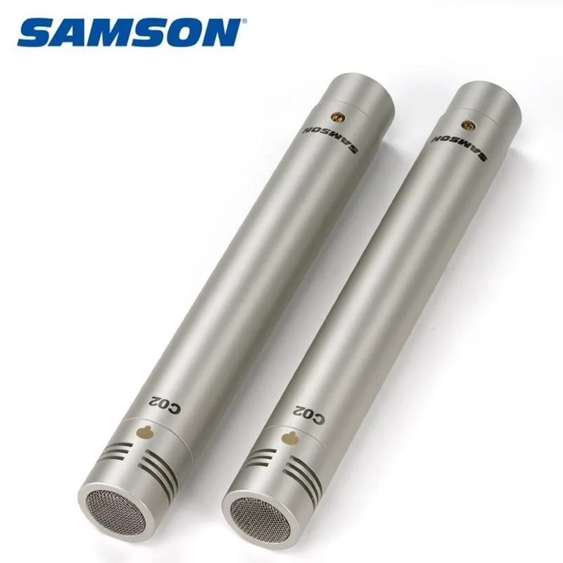 Одна пара конденсаторных инструментов Samson C02 записывающий микрофон пианино