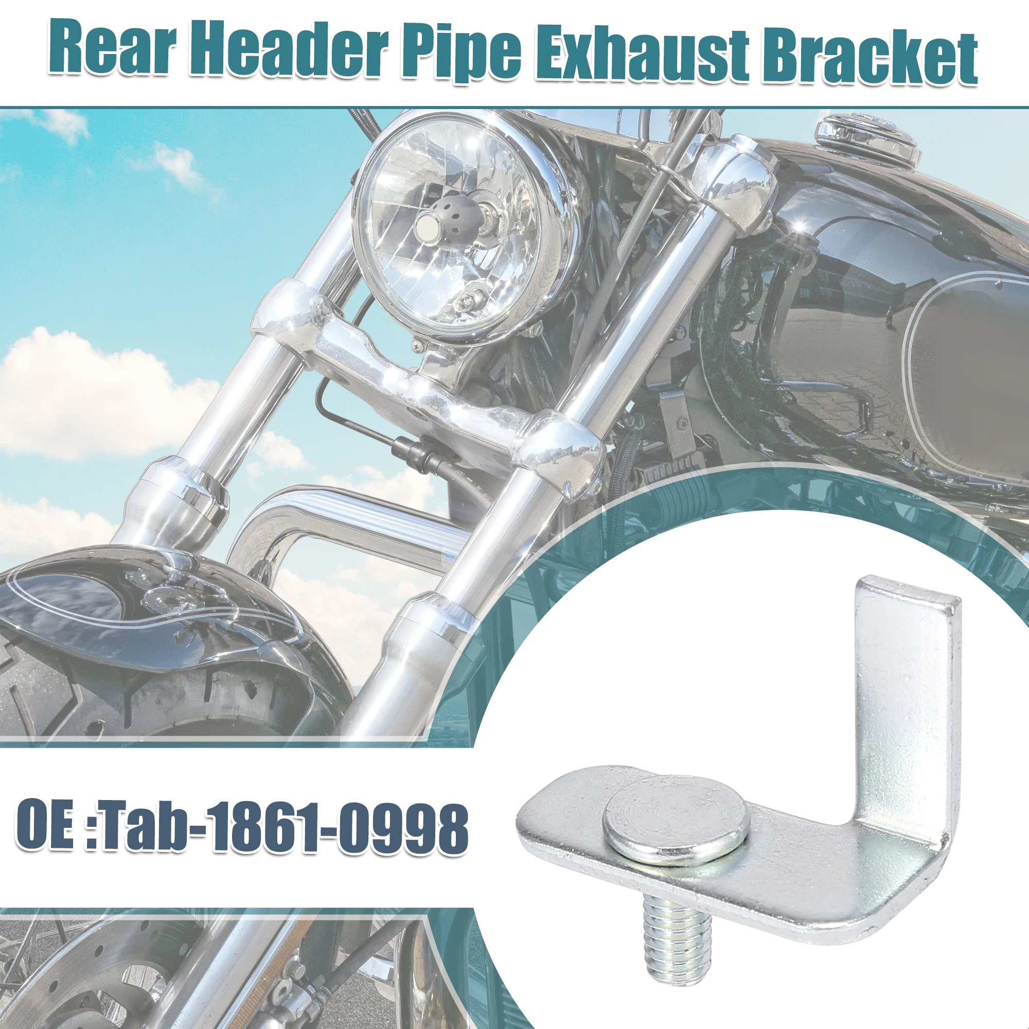 Кронштейн для выхлопной трубы мотоцикла Motoforti Tab-1861-0998 Harley-Davidson Electra Glide 1998-2008 |