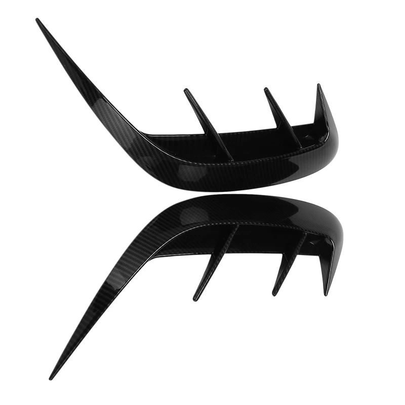 

For Mercedes Benz C Class 2022 Rear Fog Light Lamp Carbon Fiber Decoration Trim Covers Auto Accessories