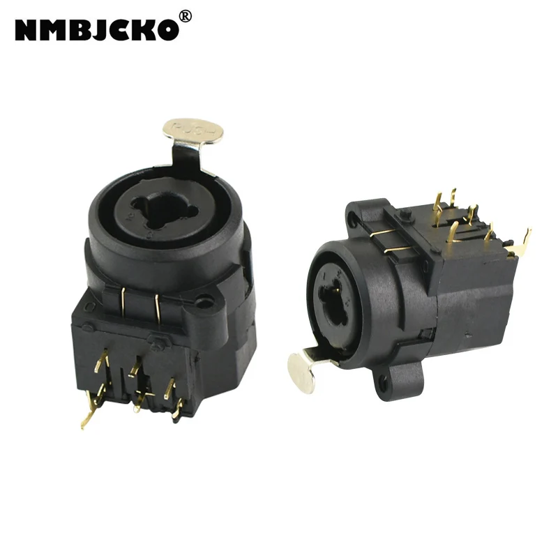 NMBJCKO 50 шт./лот NCJ6FI S комбо лист 1/4 ƌ 35 стерео разъем Женский или 3 pin xlr шасси D