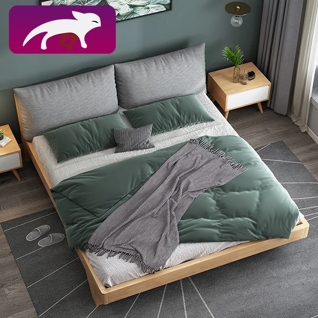 Steel frame king-size bed iron art double marriage new style comfortable delivery to th |