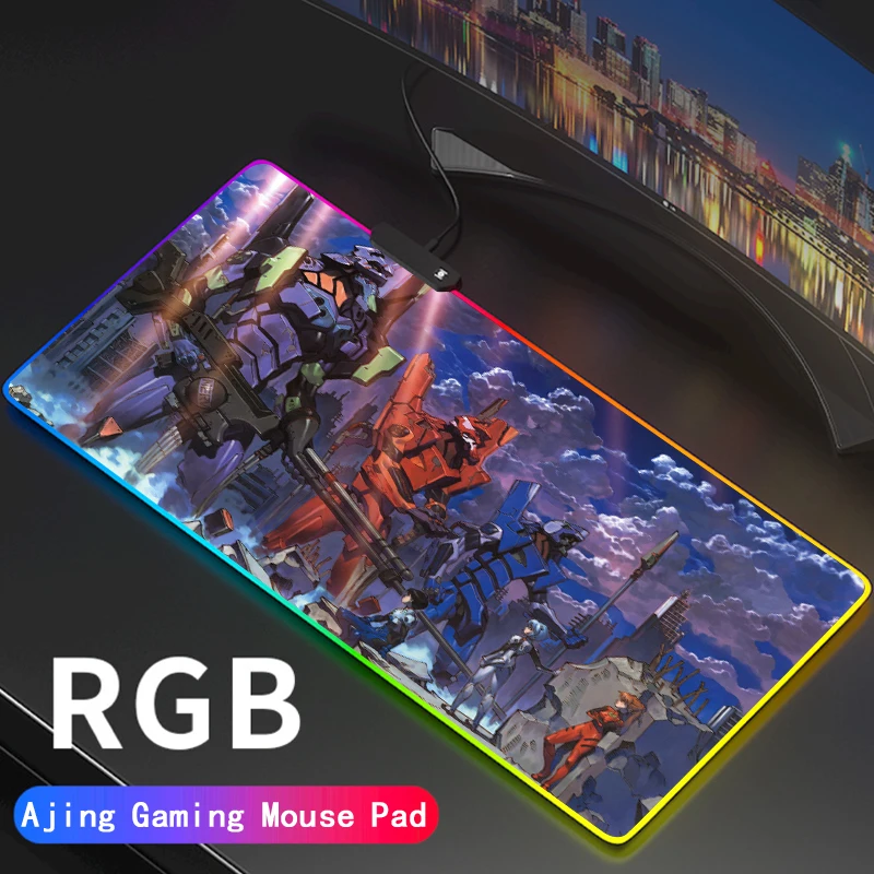 

Большой игровой коврик для мыши с RGB-подсветкой, 900x40, светодиодный мм