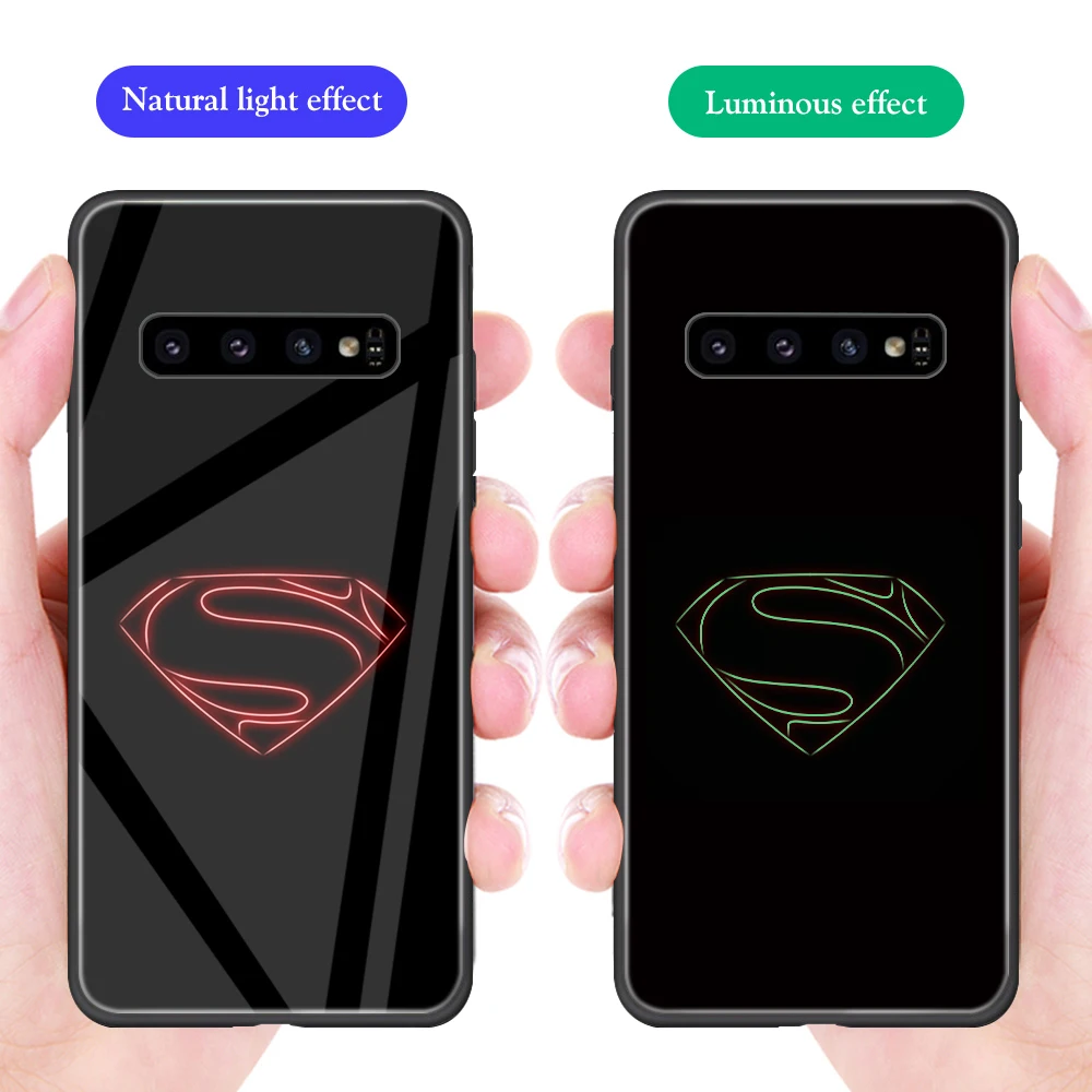 Стекло чехол с принтом Marvel для samsung Galaxy A50 S10 S10e S9 S8 S7 Примечание 10 9 8 A40 A70 A30 A6 A7 A8 A9 J4 J6 J7 плюс Prime чехол Fundas - Цвет: WM03768