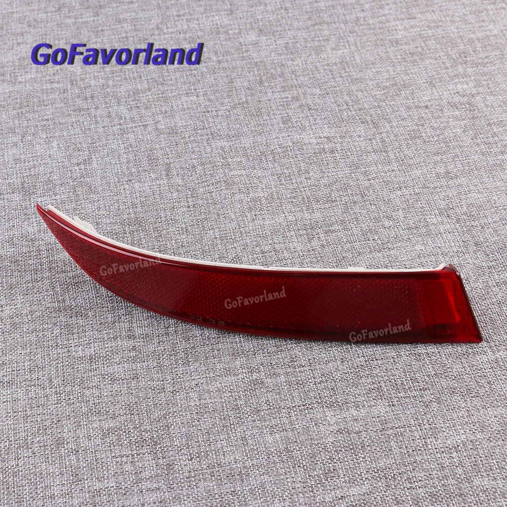 

Red Rear Left Bumper Reflector Lens Light Plastic 63147240997 For BMW X5 E70 LCI 2011 2012 2013