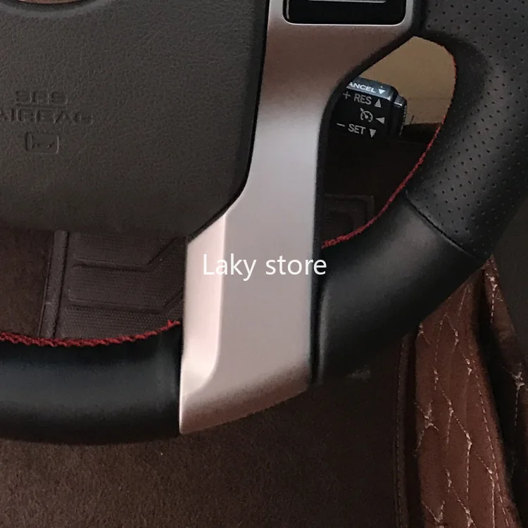 

Hand-stitched Leather Steering Wheel Cover For Toyota Prado,Leather Anti-Slip Steering Wheel Cover universal 15in