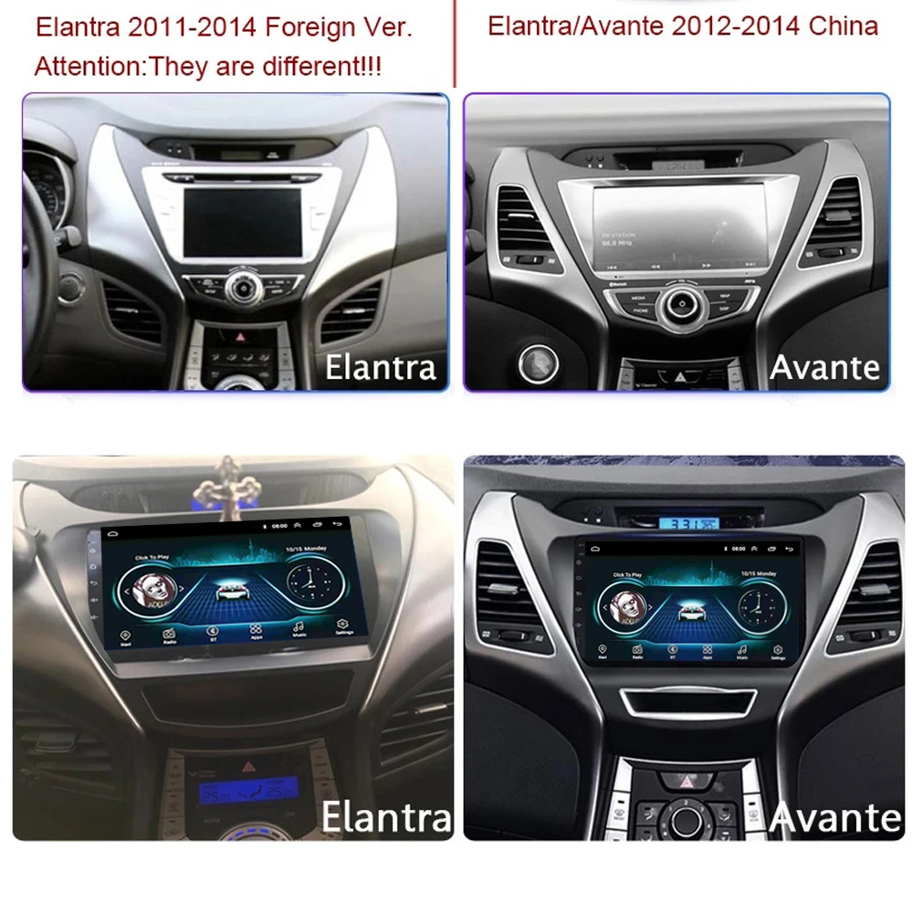 2.5D Android 8 1 для Hyundai Elantra 2012 2013 автомобильное радио мультимедийный видеоплеер