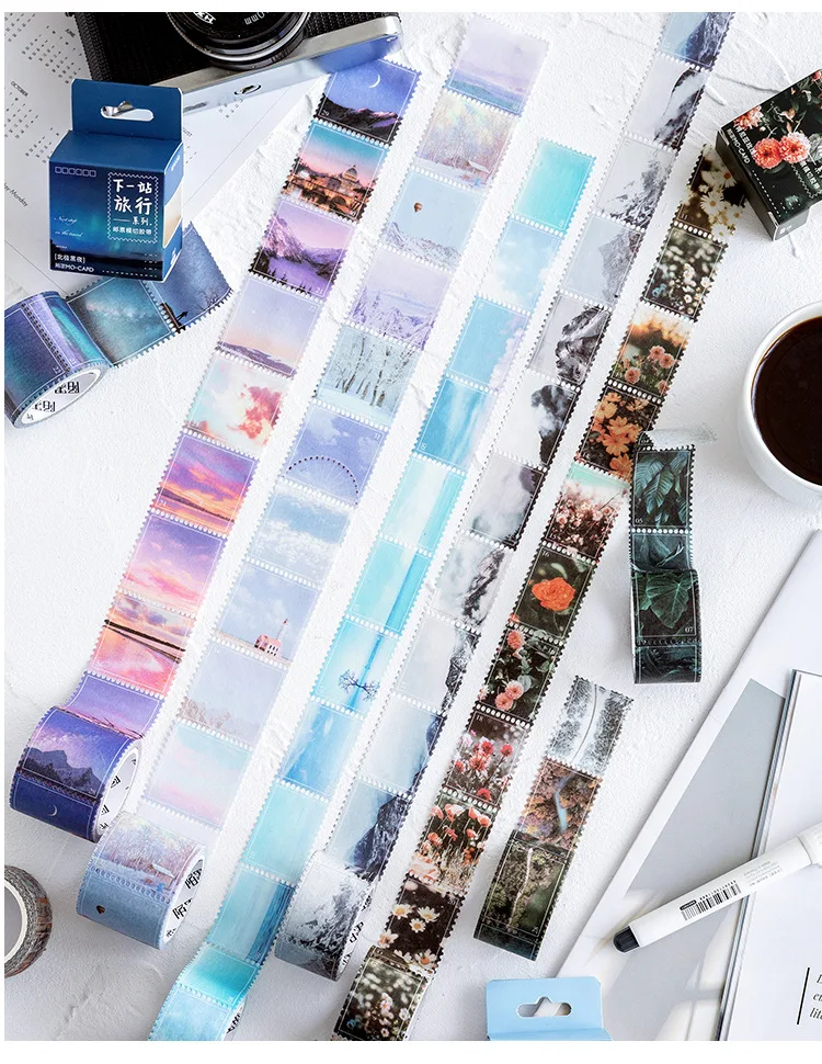 Фантастический дорожный штамп васи лента Сделай Сам декоративный блокнот для скрапбукинга Маскировочные наклейки лента Канцелярские Товары для офиса и школы