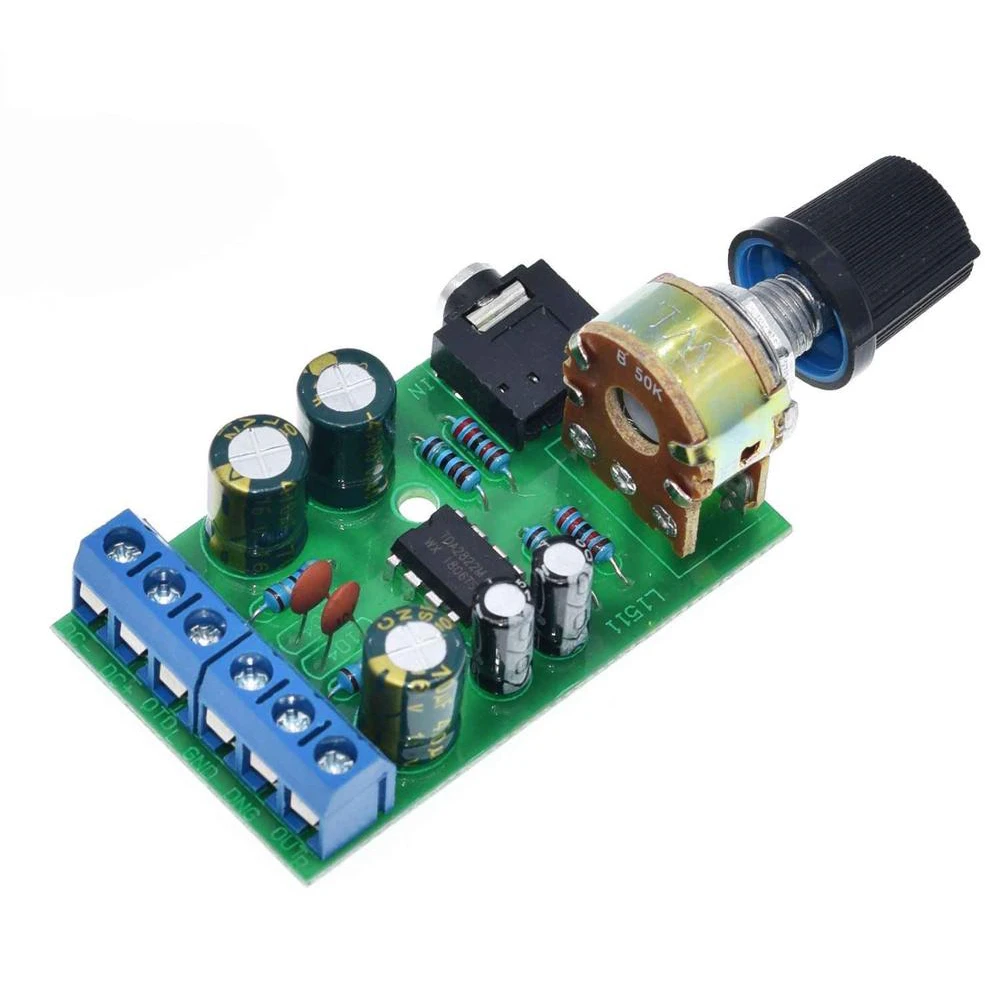 DC1.8 12V TDA2822M усилитель 2 0 канала стерео 3 5 мм AUX Аудио Amp плата модуль|Операционные