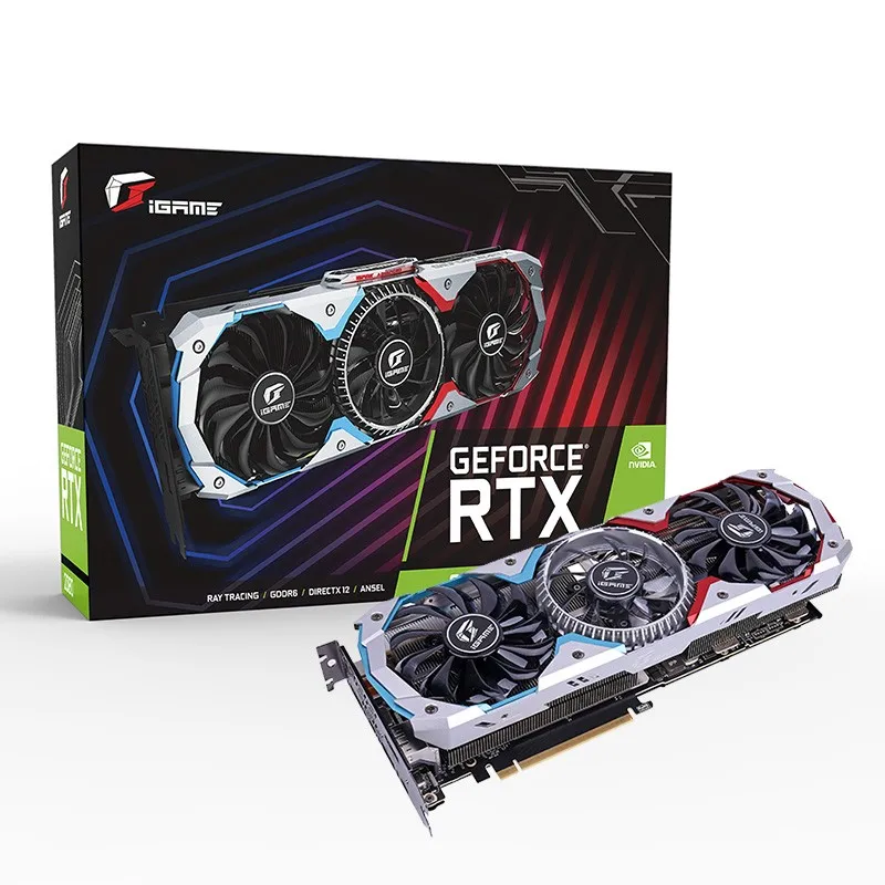 Цветная видеокарта GeForce RTX 2080 AD специальная OC GPU GDDR6 8 Гб iGame Nvidia с одной кнопкой RGB