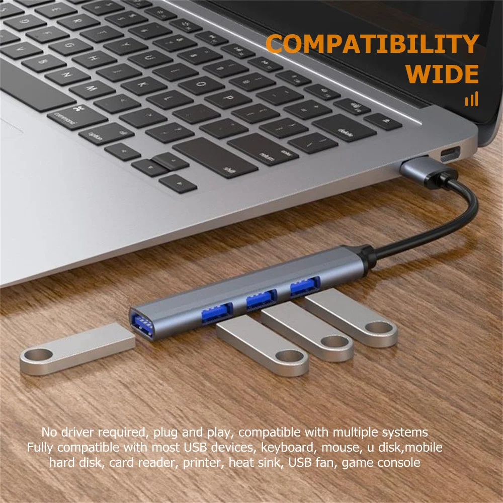 Концентратор USB Type-C 3 0 1 3/4 для Macbook Pro 13 15 Air Mi HUAWEI аксессуары ПК | Компьютеры и офис