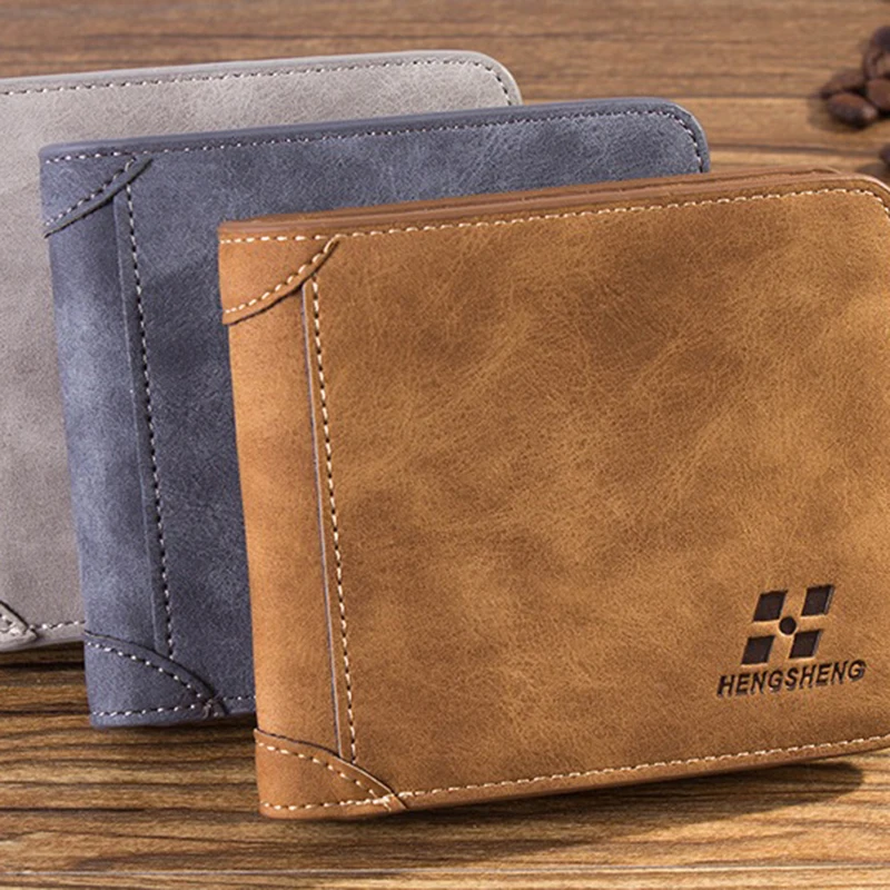 Мужской кошелек кожаный|portefeuille homme|men wallet pursewallet dollar men |