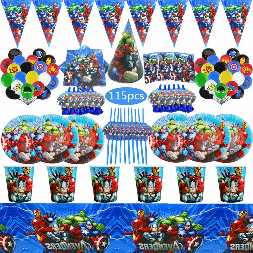 115 шт. детский аксессуар для вечеринки в честь Дня Рождения | Дом и сад