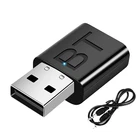 2 в 1 Bluetooth-совместимый адаптер 5,0 приемник аудио USB передатчик стерео с 3,5 мм кабелем AUX для автомобиля тв наушников динамиков