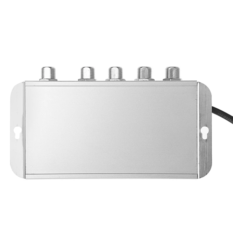 

4Way 20DB Signal Booster Splitter Home Office Antenna Signal Amplifier for Digtal TV Box Easy to Install