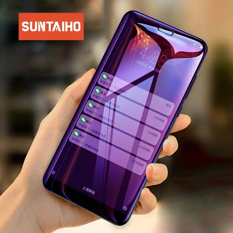 Защитное стекло Suntaiho 2 упаклот закаленное 2.5D для Huawei Mate 8 защита экрана от синего