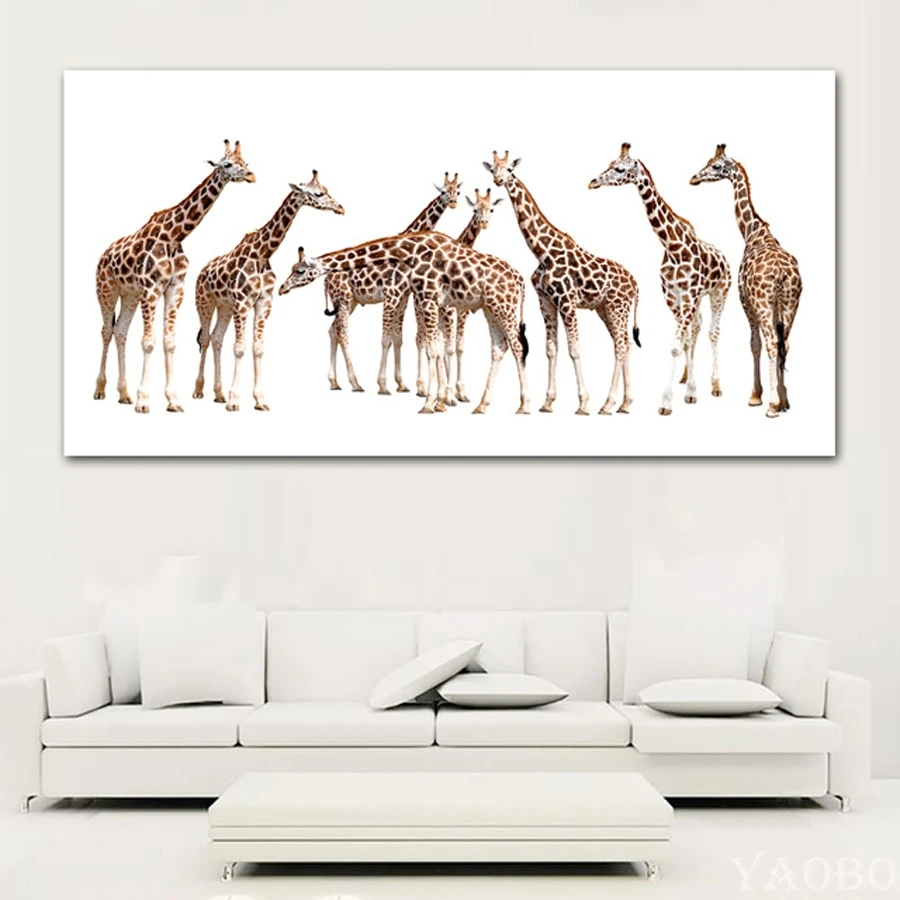 Алмазная живопись сделай сам картина большого размера с жирафом вышивка