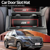 car anti slip gate slot cup mat for gac trumpchi gs5 2019 2020 2021 interior door non slip pad accessories styling