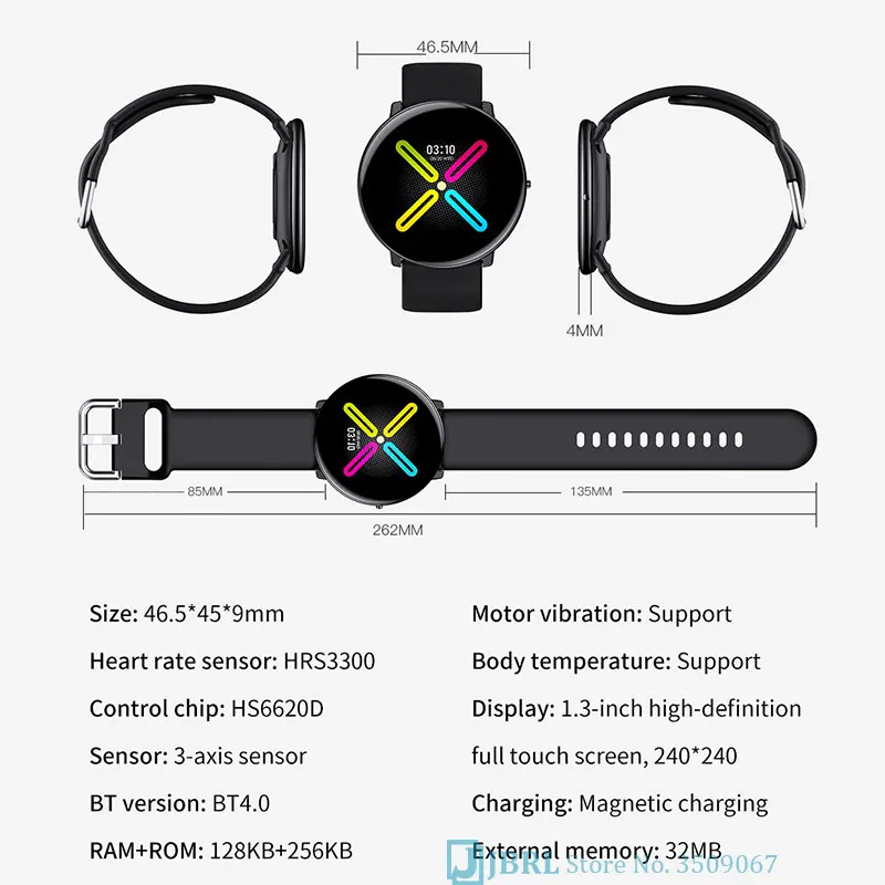 

Temperature Smartwatch Men Women Smart Watch Ultrathin Fitness Tracker IP67 Waterproof Smart Clock For Andriod IOS Smart-Watch