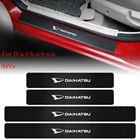 4 шт. наклейки на пороги автомобиля Daihatsu Terios Sirion Mira D-Base D-R Pico, наклейки на порог автомобиля, защитные аксессуары