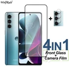 Закаленное стекло с полным покрытием для Motorola Moto G200 G51 G60 G40 Fusion, защита экрана, защитная пленка для объектива камеры Moto G200