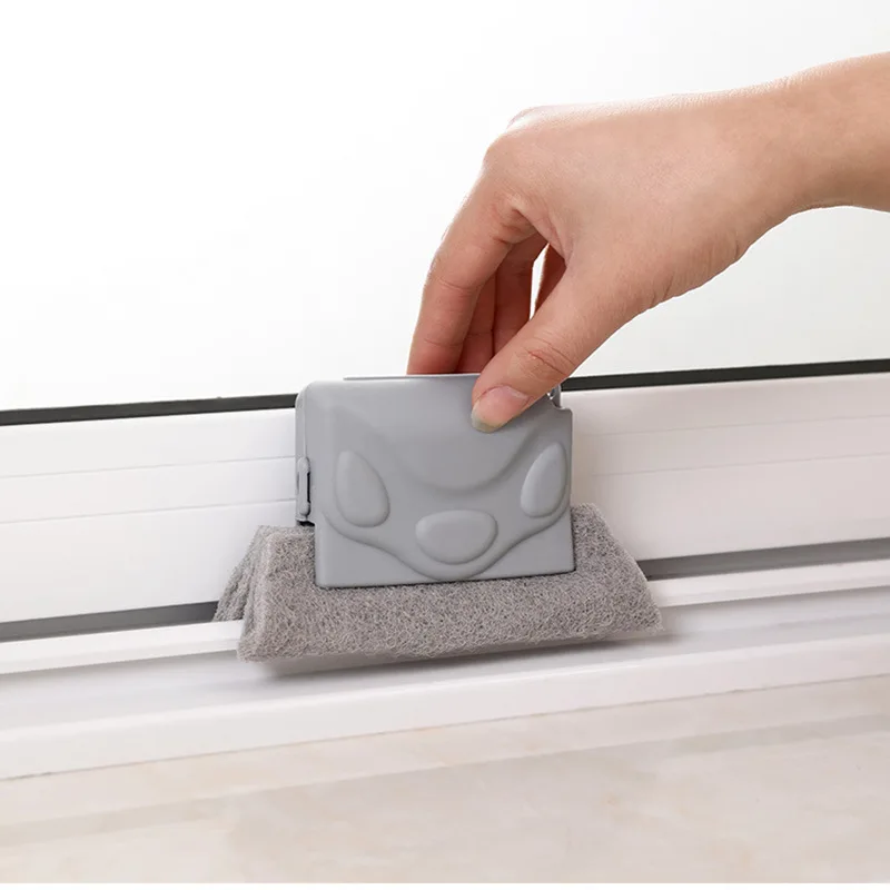 

Window Sill Groove Cleaning Tool Window Groove Cleaning Small Brush Household Cleaning Gap Corner Cleaning Rag