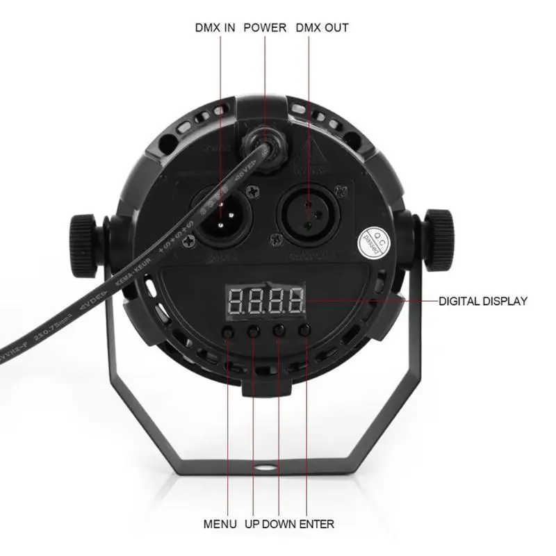 12 светодиодный RGBW светильник 8 DMX CH IP20 Par 15 Вт Голосовая активация Авто Dj для