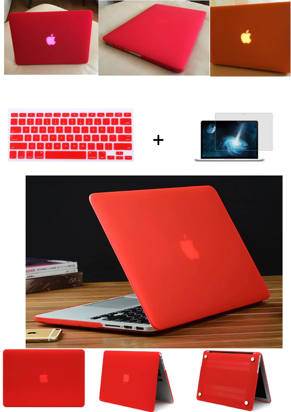 Матовый/Кристальный чехол для ноутбука Macbook Pro Retina Air 11 12 13 15 mac A1466 A1932 2019 Новый pro 3