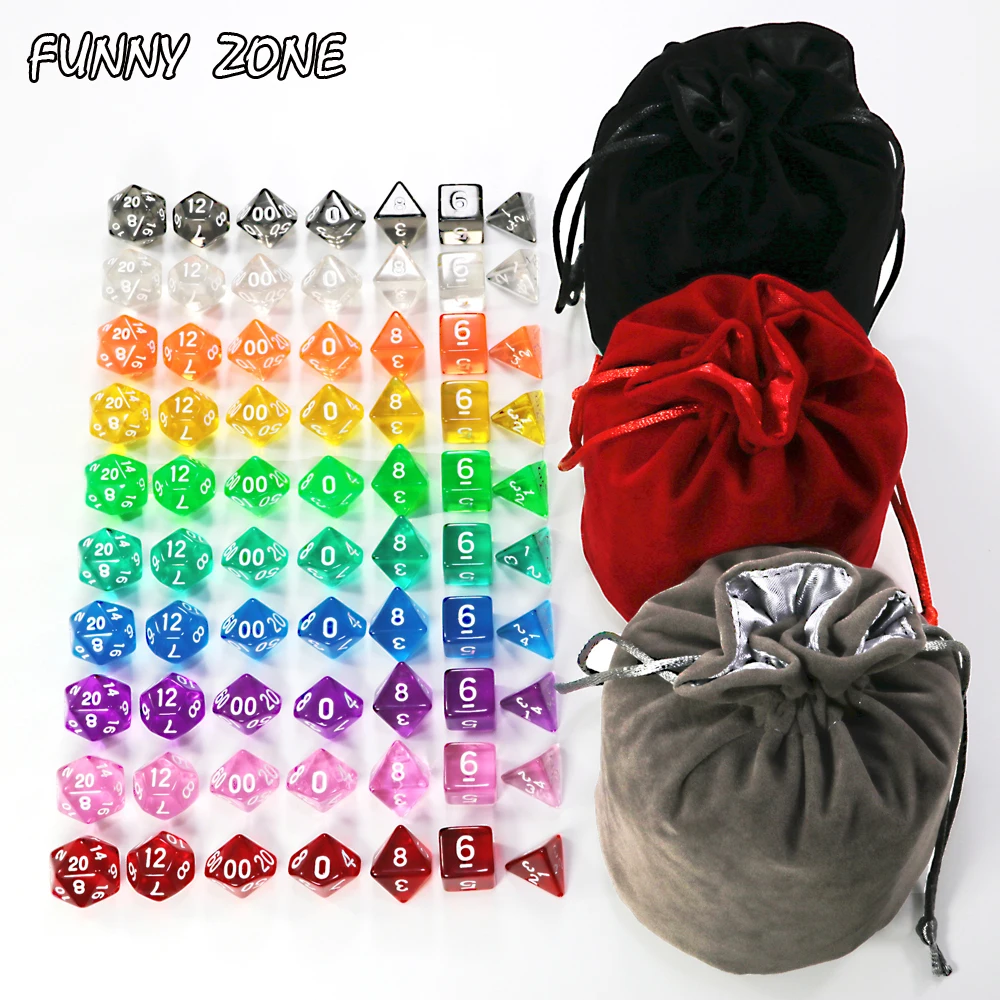 10-цветный яркий цветовой фотографический набор Polyhedral с сумкой для хранения