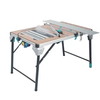 multi purpose heavy duty folding woodworking work table model 2500 worktable can be installed with milling accessories