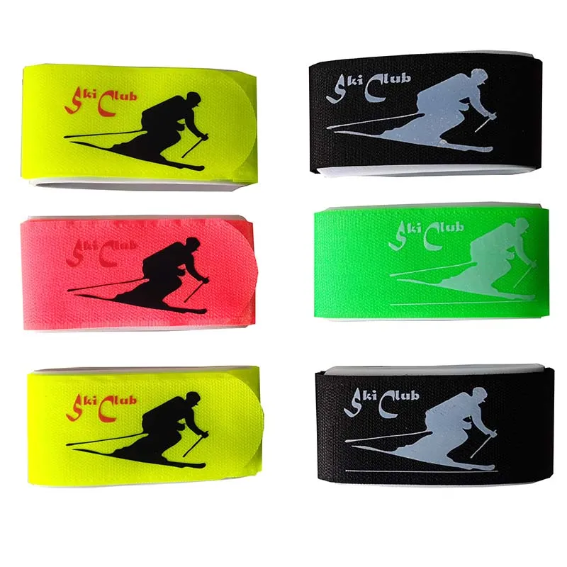 Bedruckbares Kabelbinderband mit Ihrem Logo, Rutschfester Skistock-Gurt, Ski-Fixierband, Snowboard-Befestigung – Detail 6